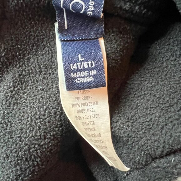 The Children’s Place Bear With Red Hat & White Pom Pom Winter Hat Large L 4T 5T - Picture 4 of 5